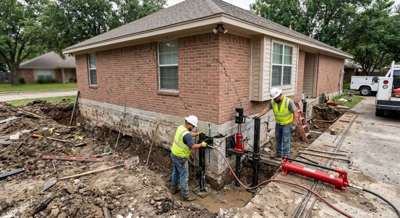 House Foundation Repair in Pinckney, MI