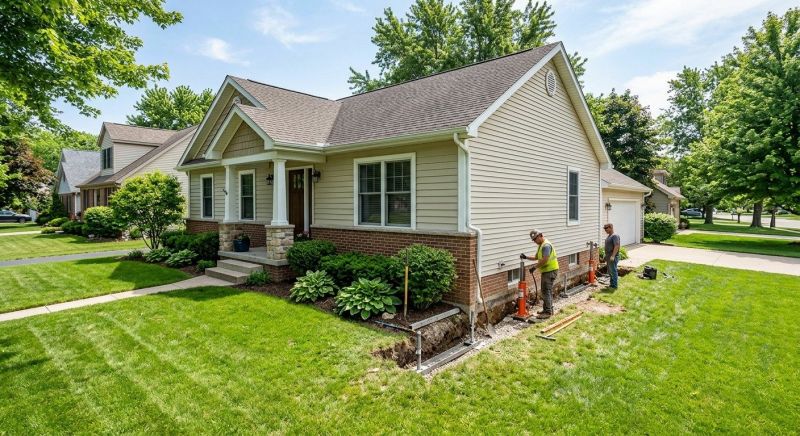 House Leveling in Belleville, MI