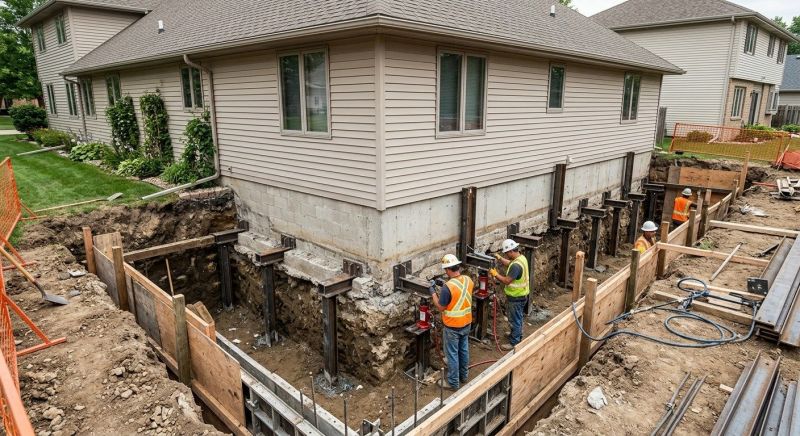 House Underpinning in Washtenaw County, MI