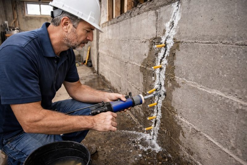 Leaking Foundation Repair in Washtenaw County, MI