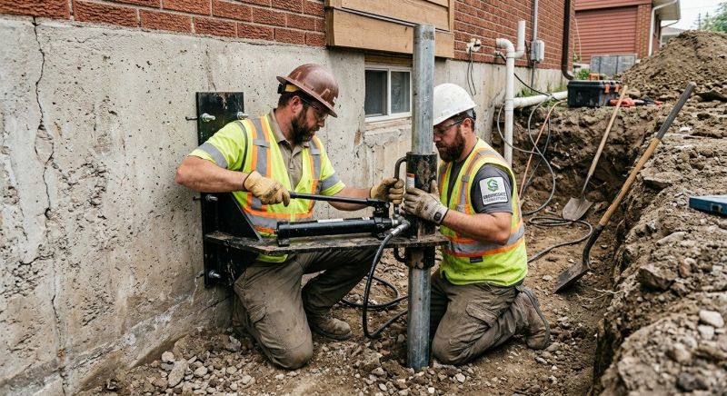 Settling Foundation Service in Clinton, MI