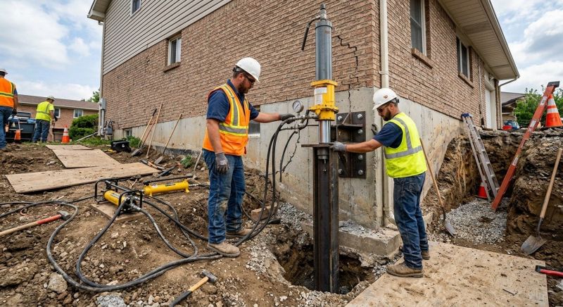 Settling Foundation Service in Dexter, MI