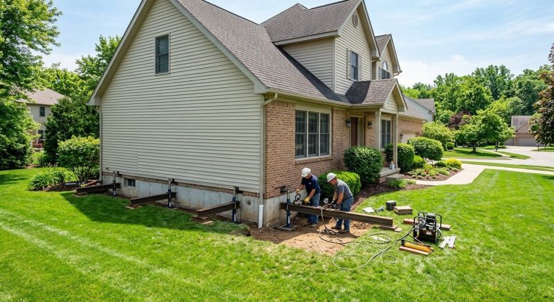 Settling Foundation Service in Redford, MI