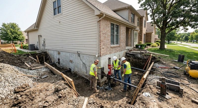 Settling Foundation Service in Tecumseh, MI