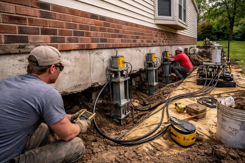 Settling Foundation Service in Trenton, MI