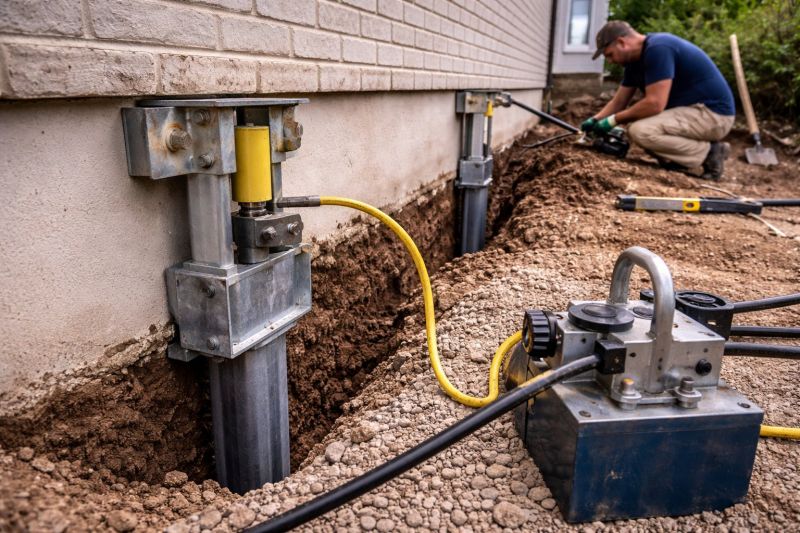 Sinking Foundation Repair in Lincoln Park, MI
