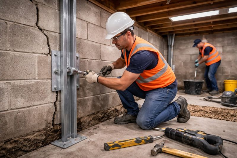 Structural Foundation Repair in Carleton, MI