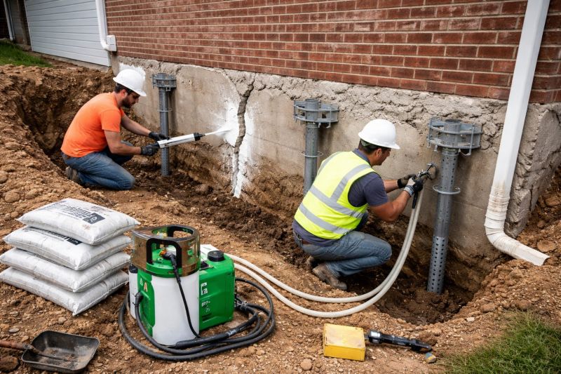 Structural Foundation Repair in Pinckney, MI