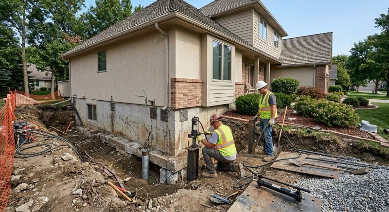 Structural Foundation Repair in Plymouth, MI