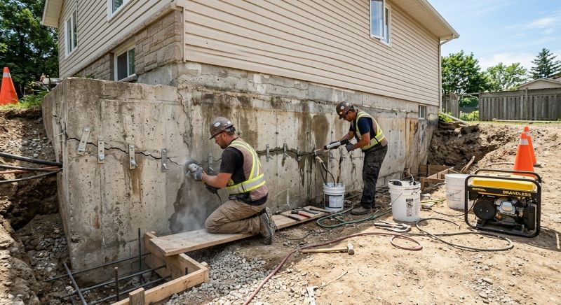 Structural Foundation Repair in Wixom, MI